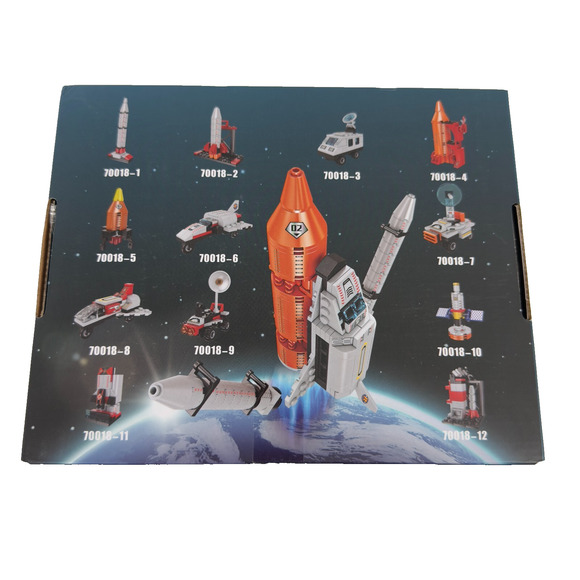 Space Exploration Shuttle Rocket Toys 12-in-1 Stem Aerospace Building Blocks NEW - Picture 11 of 13